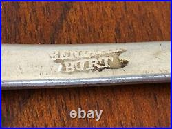 Rare Benjamin Burt Early American 18thc. Coin Silver Shellback Serving Spoon