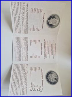 Rare Romanian Silver 1.09 oz Silver 999 Coin 5 lei 1880 BNR 2026 proof