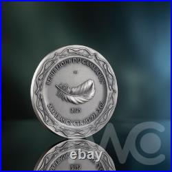 Resting Diana Celestial Beauty 2 oz Antique finish Silver Coin CFA Cameroon 2025
