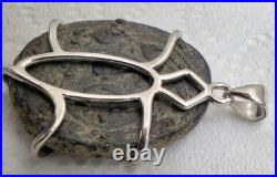 Roman Emperor Augustus Genuine Ancient Coin 925 Sterling Silver Pendant with COA