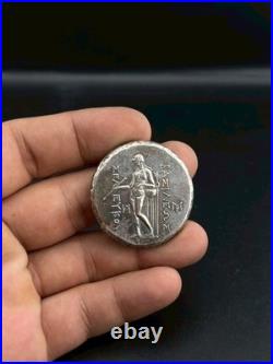 Roman Empires Ancient Eastern Vintage silver Coin Roman King Face