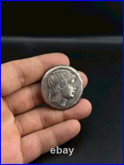 Roman Empires Ancient Eastern Vintage silver Coin Roman King Face