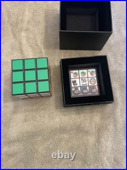 Rubik's Cube 2024 50th Anniversary 2oz. 9999 Silver Antiqued Colored $2 Coin