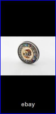 Rubik's Cube 2024 50th Anniversary 2oz. 9999 Silver Antiqued Colored $2 Coin