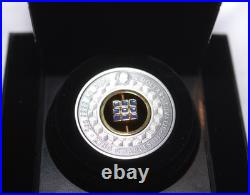 Rubik's Cube 2024 50th Anniversary 2oz. 9999 Silver Colored $2 CoinFree Silver