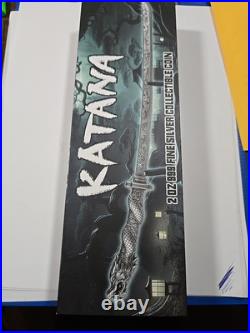 SEALED 2024 Chad Katana Sword 2 oz. 999 Silver Coin