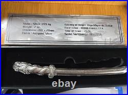 SEALED 2024 Chad Katana Sword 2 oz. 999 Silver Coin