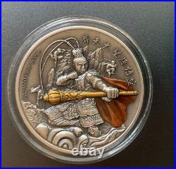 SUN WUKONG Monkey King Chinese Gods Mythology 2 Oz Silver Coin 2020