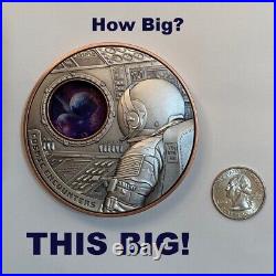 Samoa 2025 COSMIC ENCOUNTERS $1 ROTATING Silver & Copper BiMetallic-MINTAGE 250 Samoa 2025 COSMIC ENCOUNTERS $1 ROTATING Silver & Copper BiMetallic-MINTAGE 250