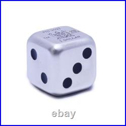 Set of 3-2023 Year of the Rabbit Rolling Dice 1 oz Colorized Antique Silver Coin