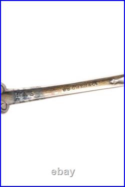 Set of 6 Vintage Coin Silver Spoons by William Owen Cincinnati Ohio