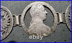 Set of 7 1780 AUSTRIA THALER (TRADE DOLLAR) Antique Belt