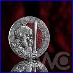 Si Vis Pacem, Para Bellum 2 oz Antique finish Silver Coin CFA Cameroon 2025