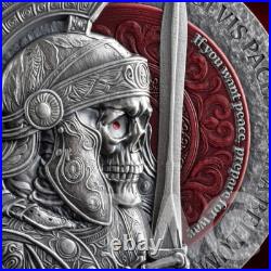 Si Vis Pacem, Para Bellum 2 oz Antique finish Silver Coin CFA Cameroon 2025