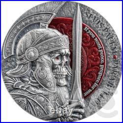 Si Vis Pacem, Para Bellum 2 oz Antique finish Silver Coin CFA Cameroon 2025