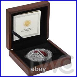 Si Vis Pacem, Para Bellum 2 oz Antique finish Silver Coin CFA Cameroon 2025