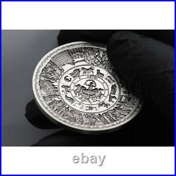 Silber Korea Stacker Achilles Shield Antique Finish inkl. Kapsel 2 oz 999 Ag