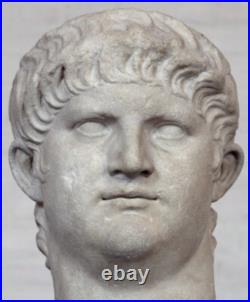 Silver Emperor Nero Large Roman Tetradrachm 54AD-68AD NGC Graded Fine Beautiful