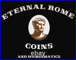 Silver Emperor Nero Large Roman Tetradrachm 54AD-68AD NGC Graded Fine Beautiful