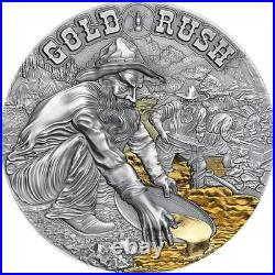 Silver coin Gold Rush 2021 Cameroon 2000 franks
