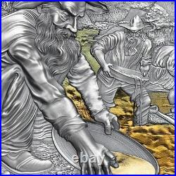 Silver coin Gold Rush 2021 Cameroon 2000 franks