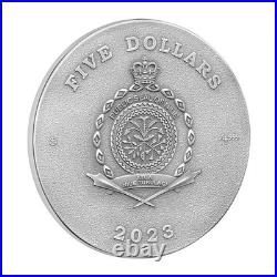 Silver coin Lady Flame 5 Dollars