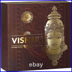 Silver coin Vishnu Divine Faces of the Sun 3 oz Antique finish 5$ Niue 2023 Silver coin Vishnu Divine Faces of the Sun 3 oz Antique finish 5$ Niue 2023