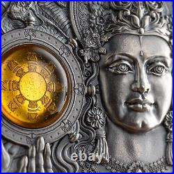 Silver coin Vishnu Divine Faces of the Sun 3 oz Antique finish 5$ Niue 2023 Silver coin Vishnu Divine Faces of the Sun 3 oz Antique finish 5$ Niue 2023