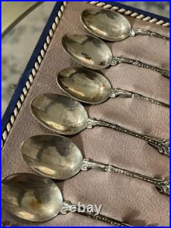Six Silver Spoons For Sale! Appears to be 4 (Most likely 85-90%)