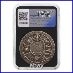 Spartacus 2 oz Silver Antique Gilded Coin NGCX MS10 (Legendary Warriors Series)