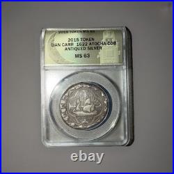 Spice islands Shipwreck Dann Carr Signature Label ANACS MS 63 Antique Coin