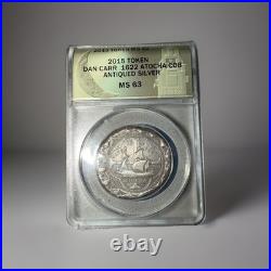 Spice islands Shipwreck Dann Carr Signature Label ANACS MS 63 Antique Coin