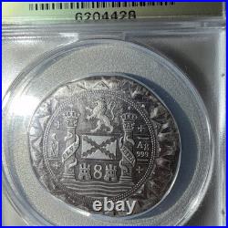 Spice islands Shipwreck Dann Carr Signature Label ANACS MS 63 Antique Coin