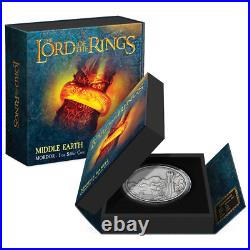 THE LORD OF THE RINGS Mordor 1oz Pure Silver Coin NZ Mint