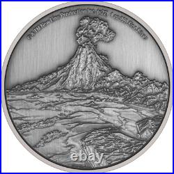 THE LORD OF THE RINGS Mount Doom 1oz Pure Silver Coin NZ Mint