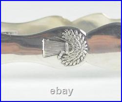 THOMAS RICHARDS COIN SILVER WHEAT SHEAF SUGAR TONGS c1815 NY 54 GRAMS