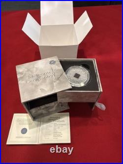 Tenham Meteorite Geography 50 g Antique finish Silver Coin CFA Cameroon 2022