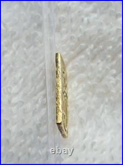 Tenpo Ni Shu Ban Kin Gold Silver Coin Edo Period Japan Antique 1832-1858