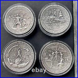 The Adventures of Odysseus Solomon Islands 10 x 2oz Antique Finished Silver Coin