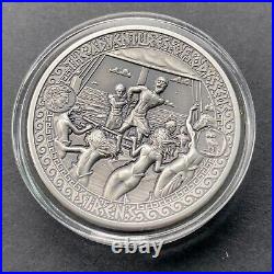 The Adventures of Odysseus Solomon Islands 10 x 2oz Antique Finished Silver Coin