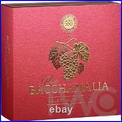 The Bacchanalia Celestial Beauty 5 oz Antique finish Silver Coin Cameroon 2025