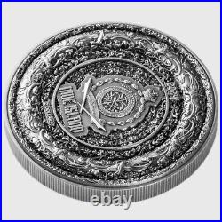 The Forbidden Phoenix 2024 1 oz $2 Silver Antique Finish Coin Niue