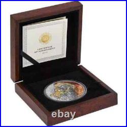 The Golden Touch Twists of Destiny 2 oz Antique finish Silver Coin Cameroon 2023 The Golden Touch Twists of Destiny 2 oz Antique finish Silver Coin Cameroon 2023