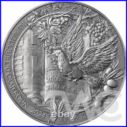 The Seven Days of Creation Bible Stories 2 oz Silver Coin CFA Cameroon 2024