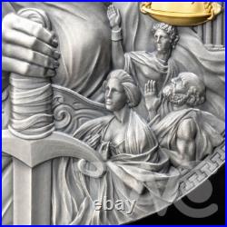 Themis The Great Greek Mythology 2 oz Antique finish Silver Coin Cameroon 2023 Themis The Great Greek Mythology 2 oz Antique finish Silver Coin Cameroon 2023