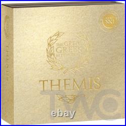 Themis The Great Greek Mythology 2 oz Antique finish Silver Coin Cameroon 2023 Themis The Great Greek Mythology 2 oz Antique finish Silver Coin Cameroon 2023