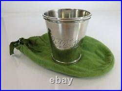 Tiffany & Co Pre Civil War Era Sterling Coin Silver Mint Julep Cup, c1852