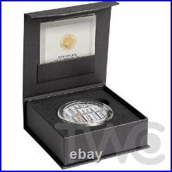 Time is Money 2 oz Antique finish Silver Coin 2000 Francs CFA Cameroon 2023