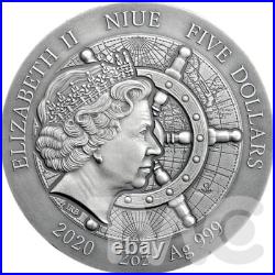 Titanic Grand Shipwrecks in a History 2 oz Antique finish Silver Coin Niue 2020 Titanic Grand Shipwrecks in a History 2 oz Antique finish Silver Coin Niue 2020