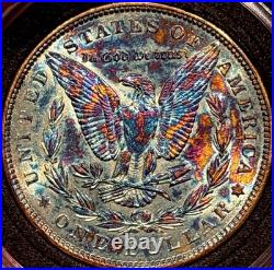 Toned 1898 P Morgan Silver Dollar 90% Silver Antique U. S. Mint Coin
